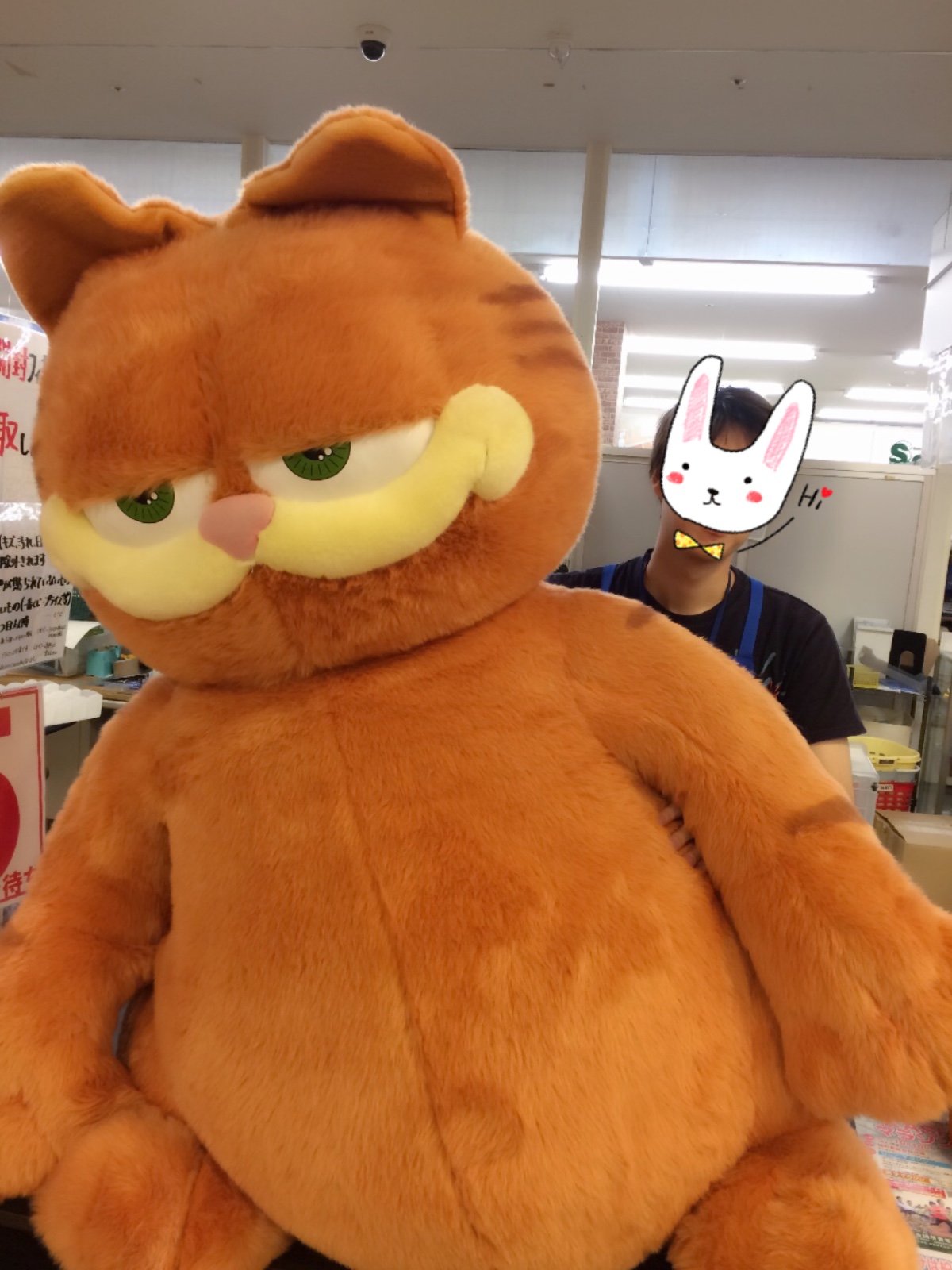 Garfield ガーフィールド 特大 ぬいぐるみ ビッグサイズ 激レア ②-