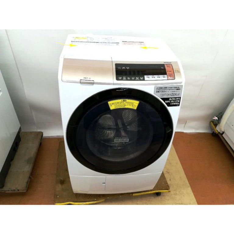 日立 BD-SV110BL-N 11kg ビックドラム ドラム式洗濯乾燥機 2018年製 シャンパン – 家電買取専門店みっけ