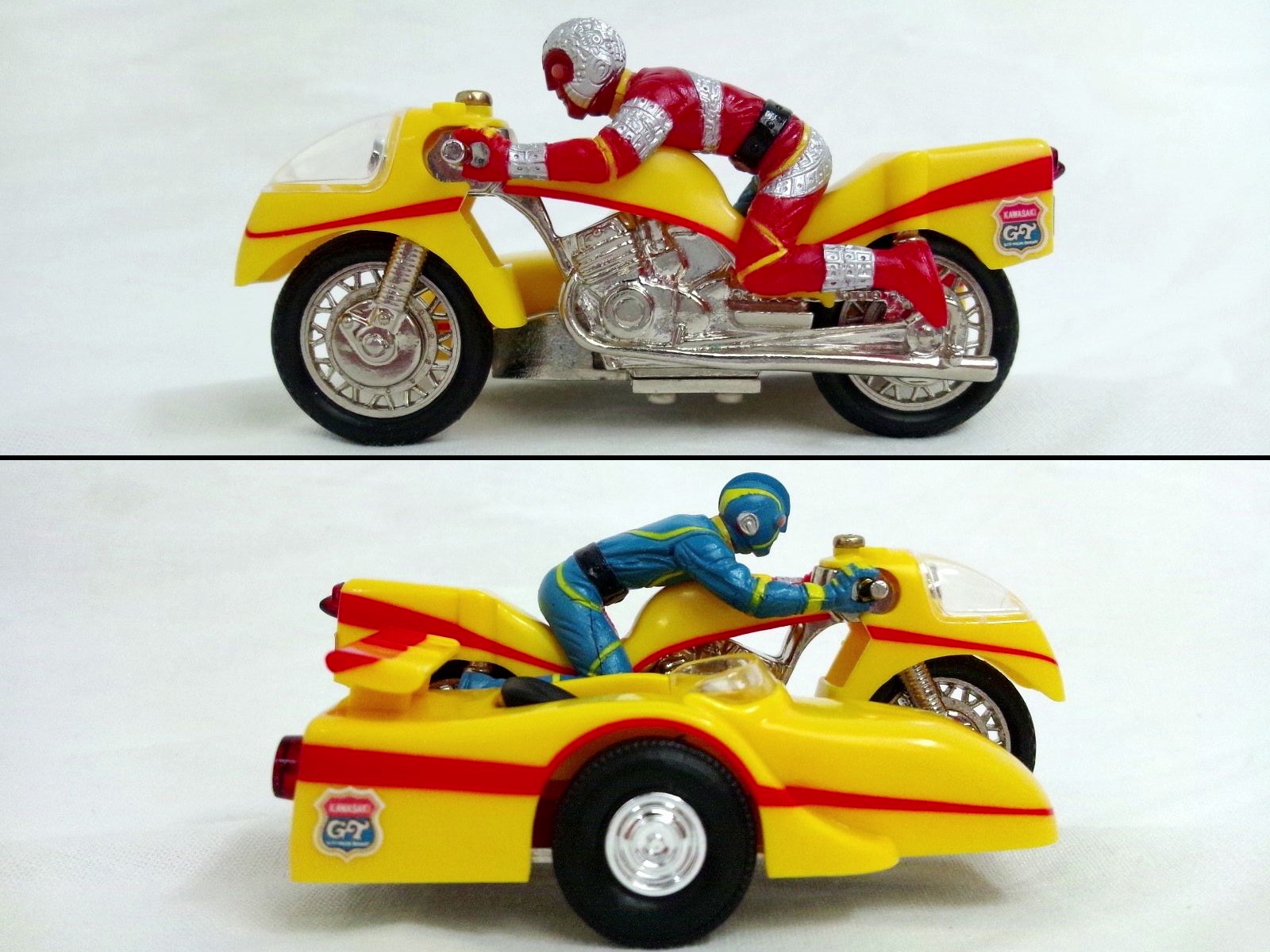 懐合金 サイドマシーン 1/16 1/26 2台セット ノスタルジックヒーローズ キカイダー ノスタルジックヒーローズ サイドマシーン 1 16